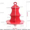 Para Pagoda Plegable de Buda, Cesta de Frutas y Flores, Soporte para Postres, Banquete de Cumpleaños, Soporte de Melocotón, Mesa de Pasteles Tradicionales, Estante de Múltiples Niveles
