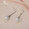 Pendientes Inteligentes Aitong Jewelry de Gota de Agua Niche Pendientes Simples Elegantes Exquisitos Pendientes Elegantes Moda Pendientes para Ropa de Trabajo Diaria
