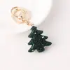 Série Natalina de Joias com Pedras de Diamante para Novos Produtos Transfronteiriços Chaveiro de Argila Totalmente Coberto por Diamantes Pingente para Bolsa Feminina Pequeno Presente Venda por Atacado
