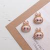 Nuevos Accesorios de Arte para Uñas de Dibujos Animados Labubu Dulces, Geniales y Lindos Accesorios de Resina DIY Accesorios de Uñas Portátiles para Niños Venta al por Mayor