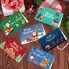 Cartão Presente Criativo Novo Desenho Mensagem de Feriado Bênção Cartão de Boas-Vindas de Natal Cartão Pequeno Cartão Postal de Natal Cartão de Boas-Vindas