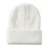 Gorro de Punto de Otoño e Invierno para Niños Estilo Europeo y Americano Color Sólido Versátil para Exteriores Unisex Gorro de Punto para Bebé Gorro de Lana Tejida Venta al por Mayor