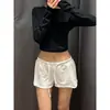 Pantalones Cortos Deportivos de Color Sólido Casual Estilo Coreano, Pantalones para Dormir para Mujer, Nuevos de Verano Talla Grande Adelgazantes Versátiles para Casa y Uso Exterior