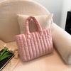 Bolso Pequeño para Mujer 2026 Nuevo de Moda Texturizado para el Trabajo Bolso de Hombro de Mano Gran Capacidad Casual Bolso de Color Sólido para Niñas