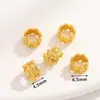Novo Estilo Chinês Banhado a Cobre Ouro Real Contas de Gota de Óleo Espaçador Pingente Geométrico Dourado Antigo Pulseira Charme Acessórios de Joias DIY