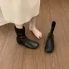 Botines ajustados de punta redonda para mujer, estilo coreano, que aumentan la altura, colección de otoño/invierno 2026, versátiles y elegantes, para el día a día