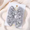 Lazo de tela floral fresca lindo pasador bordado para niños bebé versátil pasador para pelo suelto accesorio para el cabello 3556