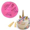 Fábrica Unicornio Arcoíris Espiral Ángulo Flip Molde de Silicona para Azúcar Chocolate Flip Azúcar Decoración de Pastel Molde para Pastel Huevo