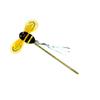 Actuación Infantil de Halloween 1 de Junio Alas de Abeja Ángel Mariquita Set de Cuatro Piezas Disfraz Amarillo para Actuación Accesorios de Escenario
