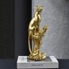 Artesanato de Resina Moderno Leopardo Transfronteiriço Ornamentos Sala de Estar Mesa Adega Estátua de Animal Decorações para Casa