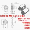 Tipo de Separación de Junta de Cilindro Whd31-M5-0.8/M6M8-1.0/M10/M12/M14/M18-1.25 Tipo Flotante