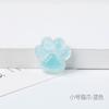 Accesorios de resina, dibujos animados luminosos, linda garra de gato, bricolaje, crema, pegamento, parche para carcasa de teléfono móvil, accesorios para el cabello, parche para refrigerador, accesorios