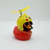 Enfeites de Carro de Pato Quebrando Pato de Natal Andando de Bicicleta Elétrica Decorações de Bicicleta Pato Vermelho Pequeno Interior Pato Amarelo Pequeno