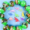 Gachapon de 45mm com Dinossauro de Presente 4,5cm Bola de Gachapon Caixa Surpresa Ovo Surpresa Bola de Máquina de Gachapon Brinquedo Ovo Redondo