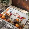 Felpudo de Halloween Transfronterizo Resistente a la Suciedad del Baño Terciopelo de Cristal Absorbente Antideslizante Felpudo para Puerta de Entrada Alfombra de Halloween