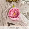 Flor de Austin Cabeza de Flor Artificial Flor Artificial Hecho a Mano Guirnalda DIY Accesorios Estilo Ins Floral Boda Ropa Decoración Flores Falsas Venta al por Mayor