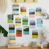 2026 Jornada às Montanhas e Mares Calendário Cartão Decorativo Cenário de Floresta Fundo Atmosférico Adesivo de Parede Quarto Sala de Estar Cartão Postal