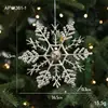 Pendente de Plástico Prateado de Formato Especial Transfronteiriço Galvanizado Brilhante Acessórios de Pingente de Árvore de Natal Decorações de Natal