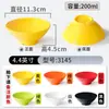 Tazones pequeños de melamina para restaurantes comerciales, tazones de plástico para arroz, tazones para sopa, tazones pequeños para platillos, tazones para salsa para fondue, platillos para condimentos, juego de vajilla