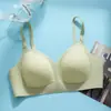 Lencería sin costuras para mujer, Sujetador push-up para realzar pechos pequeños, Sujetador cómodo de látex sin aros, Sujetador reductor anti-flacidez