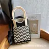 Monedero para Fiesta Estudiantil, Bolso para Teléfono Móvil de Compras, Bolso de Hombro Pequeño Tejido, Bolso de Mano Lindo Versátil, Bolso Cruzado Mini para Mujer