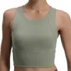 Sujetador Deportivo Integrado con Copas Fijas para Mujer, A prueba de Impactos de Alta Intensidad, Anti-Caída, Estilo Camiseta sin Mangas para Correr y Fitness, Prenda Exterior de Verano