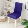 Funda para Silla de Comedor para Hogar Moderno Simple, Poliéster Color Sólido, Funda para Silla de Comedor Resistente al Desgaste y al Polvo, Funda Elástica Semienvuelta