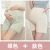 Ropa de maternidad para verano, leggings de maternidad finos, ajustables, adecuados para usar como prenda exterior, de cintura alta, anti-exposición, shorts de maternidad talla grande para el embarazo