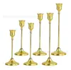 Suporte de Vela Estilo Europeu Transfronteiriço da Amazon, Decoração de Natal Dourada Retro Francesa, Decoração de Casa, Vela em Forma de Galho