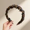 Diadema de corona alta para mujer, nuevo modelo verano 2026, adecuada para uso diario y para lavarse la cara, con dientes para una sujeción segura