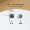 Accesorios de plata antigua, portacuentas, portaflores, tapas para cuentas, separadores de cuentas, almohadillas, accesorios para pulseras de cristal para manualidades, plata 99.9%