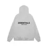 Sudadera con Capucha para Hombre Forro Polar Estampado en Caliente Hilo Doble Moda Americana Marca Popular Esenciales Sudadera con Capucha Suelta para Pareja Chaqueta F