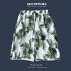Shorts casuais havaianos masculinos estilo Hong Kong soltos, todos os tipos de shorts florais, férias na praia, todos os tipos de calças de casal da moda