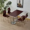 Mesa de jantar e cadeiras de cantina mesa de jantar e cadeiras lanchonete restaurante loja de chá de leite café da manhã loja de macarrão fast food cantina mesa de jantar mesa retangular
