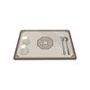 Estera de secado de diatomeas de estilo chino, absorbente, antideslizante, silenciosa, aislante térmico, impermeable, para cocina, tapete individual recortable