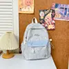 Mochila Estilosa e Única Estampa de Estrelas Retro Americana para Escola, Trabalho, Moda, Viagem, Mochila Casual Leve