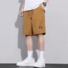 Shorts Casuales de Verano para Hombre, Pantalones Rectos Holgados de Longitud Media de Marca de Moda, Nuevos Shorts Deportivos de Seda Hielo de Secado Rápido para Hombre