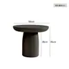 Mesa de Centro Extensível para TV Combinação Pequeno Apartamento Estilo Creme Redonda Moderna Minimalista Sala de Estar