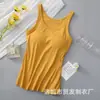 Ropa interior de capa base a la moda para primavera y verano, nuevo estilo, chaleco acolchado acanalado, sujetador todo en uno que se puede usar por fuera