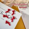 Accesorios para uñas año nuevo estilo nacional parche metálico rojo perla fortuna doble felicidad decoración de uñas nupcial