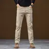 Pantalones casuales modernos para jóvenes hombres, primavera y otoño, holgados, rectos, de negocios, elásticos, cómodos, versátiles, nuevo estilo 2026