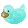 Flotador de pato transparente engrosado de fábrica con asas, popular en redes sociales, para niños y bebés, flotador de axilas