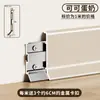 Rodapié de aleación de aluminio Rodapié metálico para suelo Acero inoxidable Tipo de clip engrosado Decoración del hogar Moldura de esquina Artículos de ingeniería en stock
