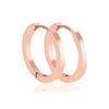 Brincos Mais Vendidos da Amazon Ouro 18K Real Aço Titânio Não Desbota Argolas Brincos de Aço Inoxidável Femininos