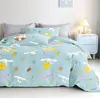 Colcha infantil para estudiantes, funda protectora antideslizante, 1,2 m/1,5 m, gorro de cama nuevo de dibujos animados de una pieza, venta al por mayor