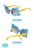1502 Gafas de Sol Infantiles de Oso Gafas de Sol Lindas para Bebé Nuevas de Dibujos Animados con Protección Anti-UV para Niños y Niñas