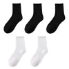Calcetines para hombre de caña media color liso alargados calcetines de caña media modernos calcetines para mujer desodorantes calcetines de baloncesto calcetines para amantes de Ins