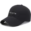 Gorra de béisbol juvenil transfronteriza para hombres y mujeres, nueva gorra bordada con protector solar para exteriores, primavera y verano, gorra informal para el sol.