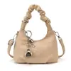 Bolso de Gamuza Plegado Nuevo Estilo Transfronterizo, Bolso de Hombro Coreano de Nicho de Alta Gama, Bolso de Mano de Moda de Este Año