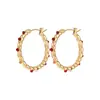 Pendientes de Aro Dorados 2026 Nuevo Estilo Caliente Gama Alta Femeninos Retro Estilo Hong Kong Pendientes Lujo Ligero Únicos